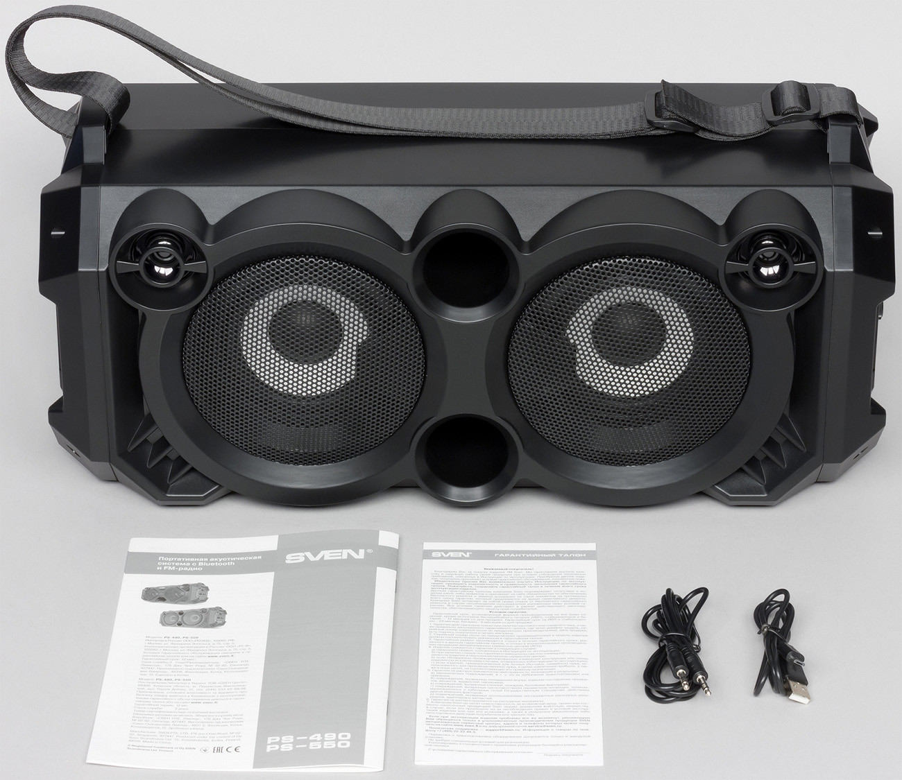 Фото зовнішній вигляд SVEN PS-550 Портативна акустика SVEN PS-550