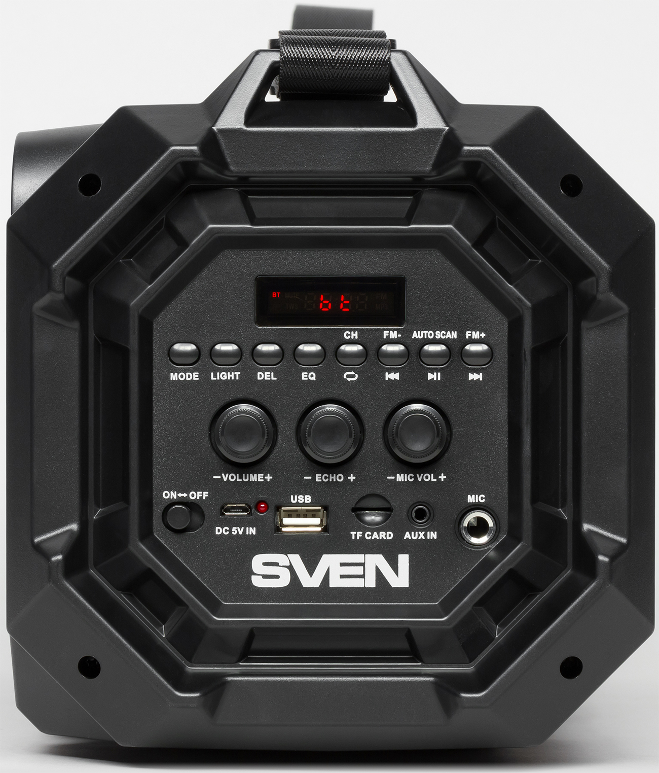 Фото панелі управління SVEN PS-550 Портативна акустика SVEN PS-550